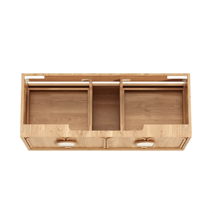 Otti Laguna Mark II Wall Hung Vanity Woodland Oak 1190X460X550