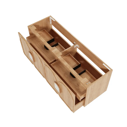 Otti Laguna Mark II Wall Hung Vanity Woodland Oak 1490X460X550