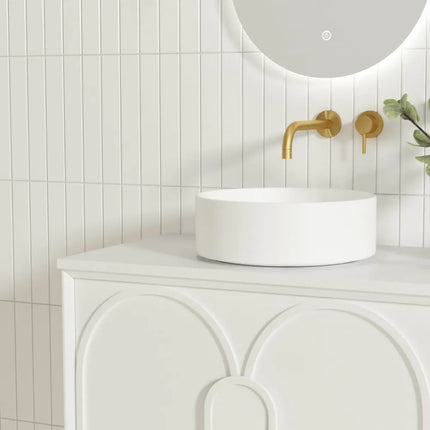 Otti Laguna Mark II Wall Hung Vanity Matte White 1490X460X550