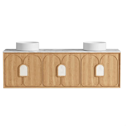 Otti Laguna Mark II Wall Hung Vanity Woodland Oak 1790X460X550