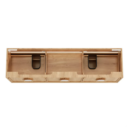 Otti Laguna Wall Hung Vanity American Natural Oak 1790X460X550