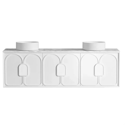 Otti Laguna Mark II Wall Hung Vanity Matte White 1790X460X550
