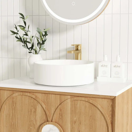 Otti Laguna Mark II Wall Hung Vanity Woodland Oak 740X460X550