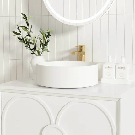 Otti Laguna Wall Hung Vanity Matte White 740X460X550