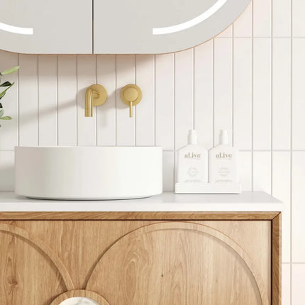 Otti Laguna Mark II Wall Hung Vanity Woodland Oak 890X460X550