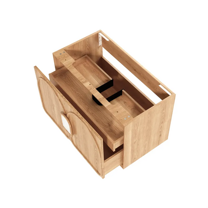 Otti Laguna Mark II Wall Hung Vanity Woodland Oak 890X460X550