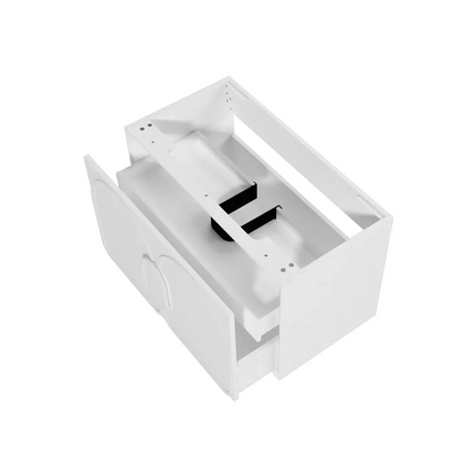 Otti Laguna Mark II Wall Hung Vanity Matte White 890X460X550