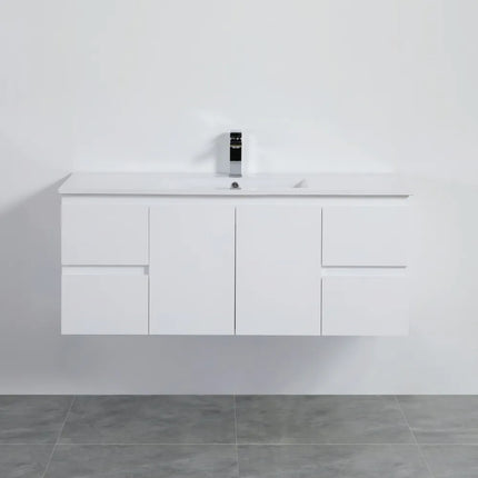Alpha Gloss White Wall Hung Vanity