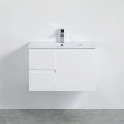 Alpha Gloss White Ensuite Wall Hung Vanity