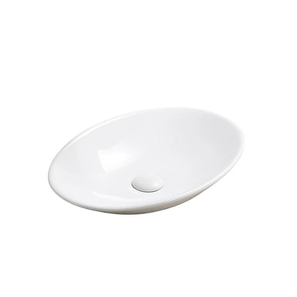 Cabrita Ceramic Above Counter Basin Gloss White 510X350X95mm ,
