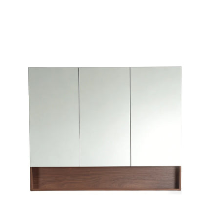 Clark Plywood Mirror Cabinet Mocha Oak 600-1500mm