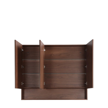 Clark Plywood Mirror Cabinet Mocha Oak 600-1500mm