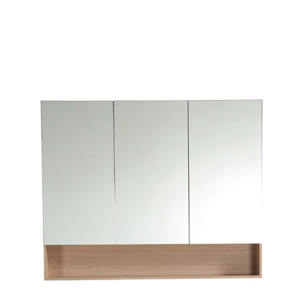 Clark Plywood Mirror Cabinet Sandy Oak 600-1500mm
