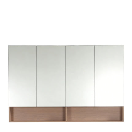 Clark Plywood Mirror Cabinet Sandy Oak 600-1500mm