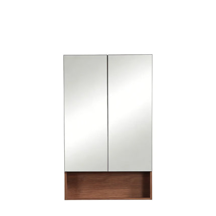 Clark Plywood Mirror Cabinet Mocha Oak 600-1500mm