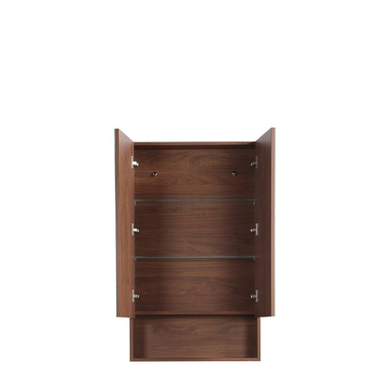 Clark Plywood Mirror Cabinet Mocha Oak 600-1500mm