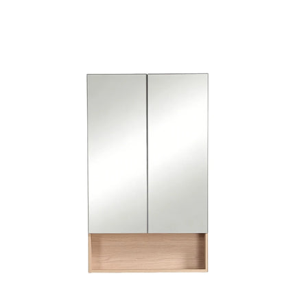 Clark Plywood Mirror Cabinet Sandy Oak 600-1500mm