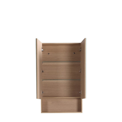 Clark Plywood Mirror Cabinet Sandy Oak 600-1500mm