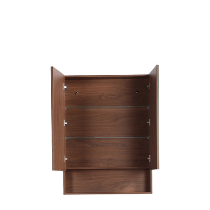 Clark Plywood Mirror Cabinet Mocha Oak 600-1500mm