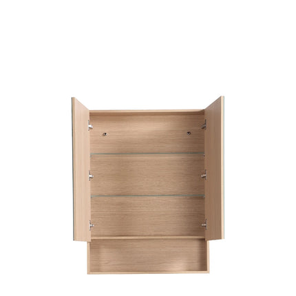 Clark Plywood Mirror Cabinet Sandy Oak 600-1500mm