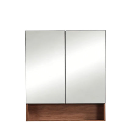 Clark Plywood Mirror Cabinet Mocha Oak 600-1500mm