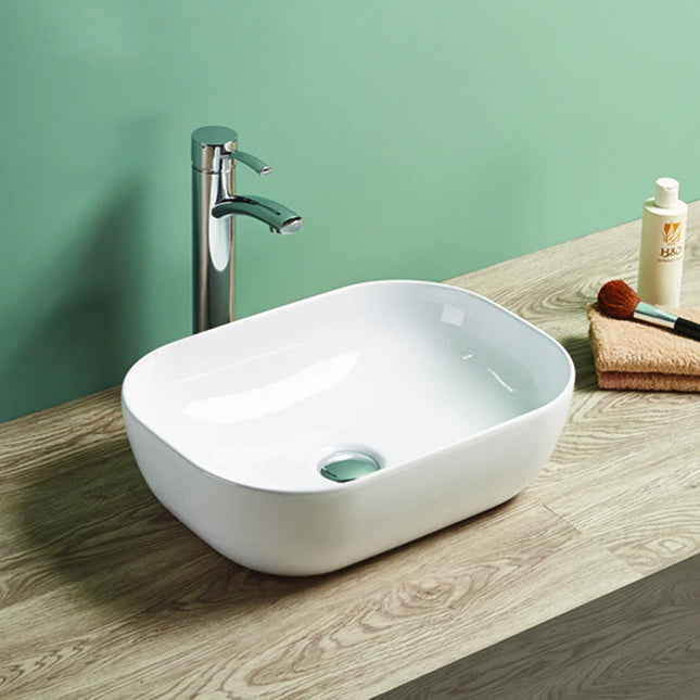 Ellips Fine Ceramic Above Counter Basins White ,
