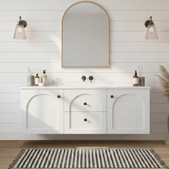 Chester Federation Wall Hung Vanity Matte White ,