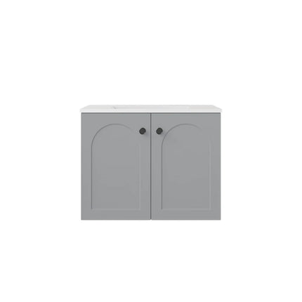 Chester Federation Wall Hung Vanity Matte Grey , 600mm