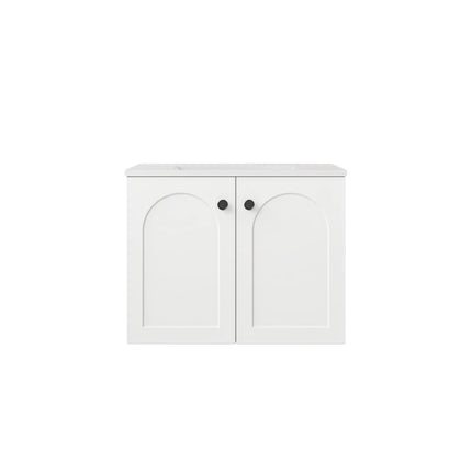 Chester Federation Wall Hung Vanity Matte White , 600mm