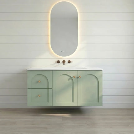 Chester Federation Wall Hung Vanity Olive Green ,