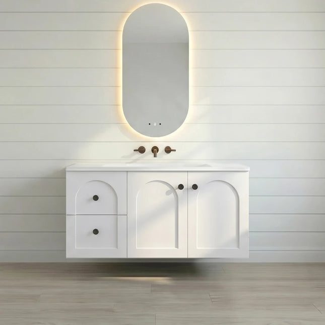 Chester Federation Wall Hung Vanity Matte White ,