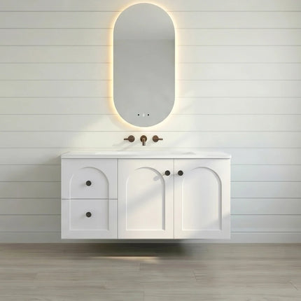 Chester Federation Wall Hung Vanity Matte White ,