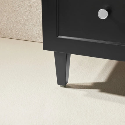 Harold Federation Free Standing Vanity on Legs Matte Black