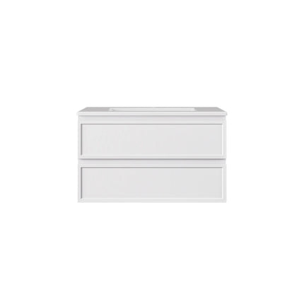 New Hamilton Federation Wall Hung Vanity Matte White