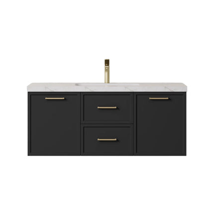 Kingsley Federation Wall Hung Vanity Matte Black