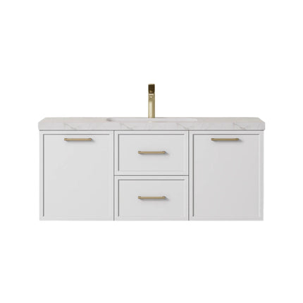 Kingsley Federation Wall Hung Vanity Matte White