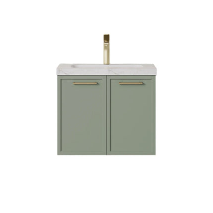 Kingsley Federation Wall Hung Vanity Olive Green