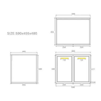 Kingsley Federation Wall Hung Vanity Matte White
