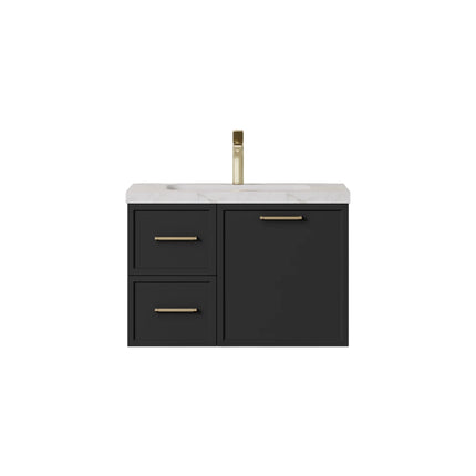 Kingsley Federation Wall Hung Vanity Matte Black