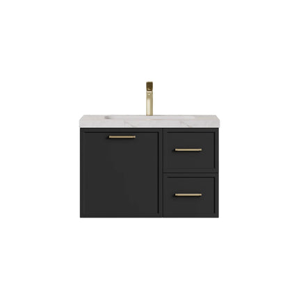 Kingsley Federation Wall Hung Vanity Matte Black