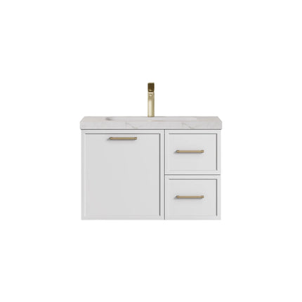Kingsley Federation Wall Hung Vanity Matte White