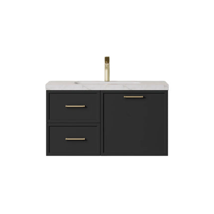 Kingsley Federation Wall Hung Vanity Matte Black