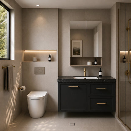 Kingsley Federation Wall Hung Vanity Matte Black