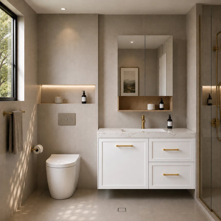 Kingsley Federation Wall Hung Vanity Matte White