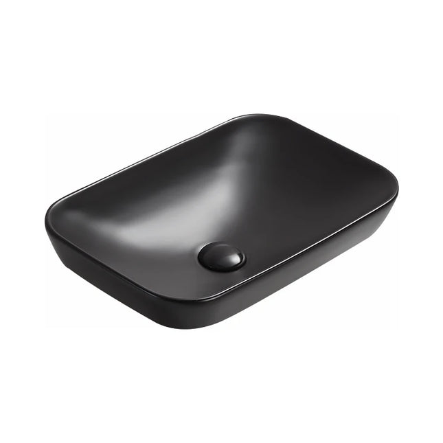 Kliff Fine Ceramic Insert Basin Matte Black No Overflow ,