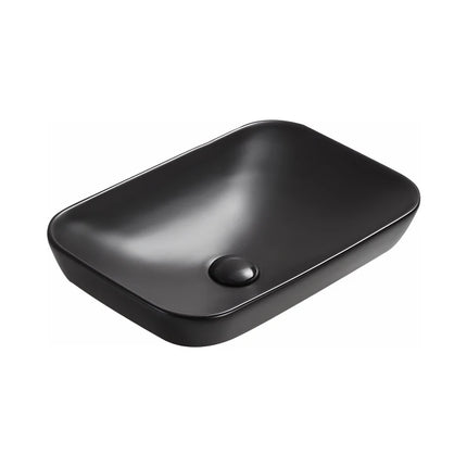 Kliff Fine Ceramic Insert Basin Matte Black No Overflow ,