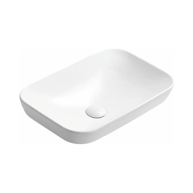 Kliff Fine Ceramic Insert Basin White No Overflow , 520 x 340 Matte White