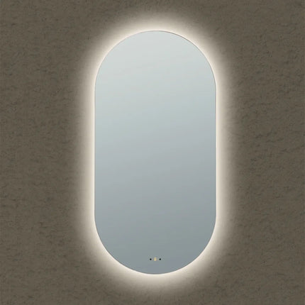 Ellie LED Oval Mirror Backlit Pencil Edge 450X900mm