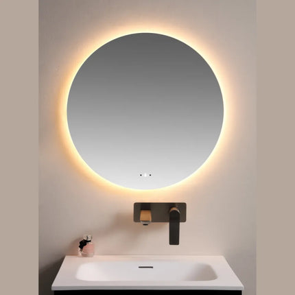 Orla LED Round Mirror Backlit Pencil Edge 600/700/800/900mm
