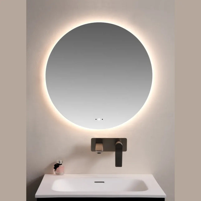 Orla LED Round Mirror Backlit Pencil Edge 600/700/800/900mm